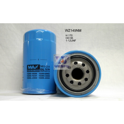 Nippon Max Oil Filter Wz149Nm Z149