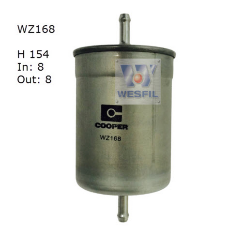 Wesfil Cooper Efi Fuel Filter Z168 WZ168