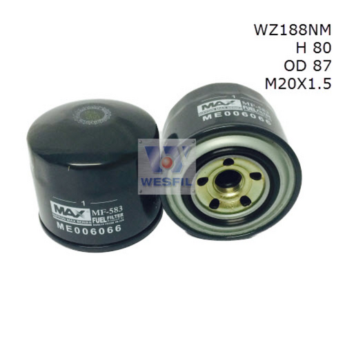 Nippon Max Diesel Fuel Filter Wz188Nm Z188