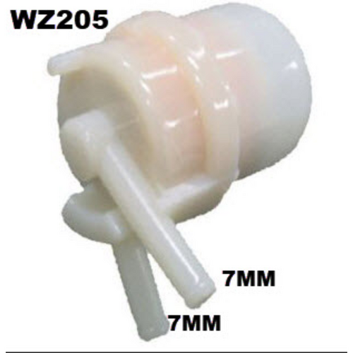 Wesfil Cooper Plastic In-Line Fuel Filter Z205