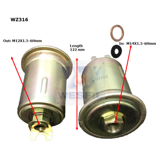 Wesfil Cooper Efi Fuel Filter WZ316