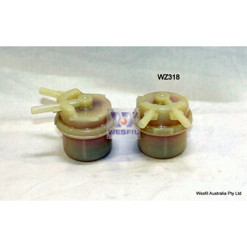 Wesfil Cooper Plastic In-Line Fuel Filter Z318