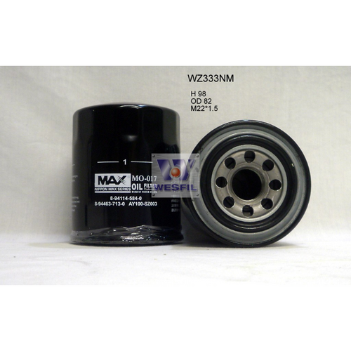 Nippon Max Oil Filter Wz333Nm Z333