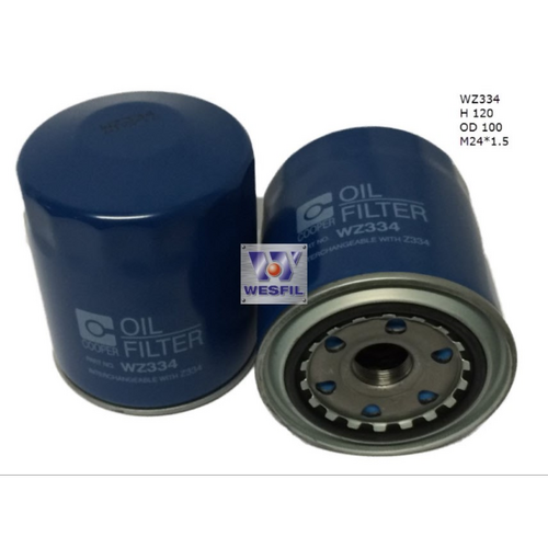 Wesfil Cooper Oil Filter Z334 WZ334