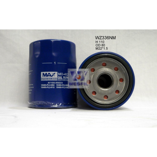 Nippon Max Oil Filter Wz336Nm Z336