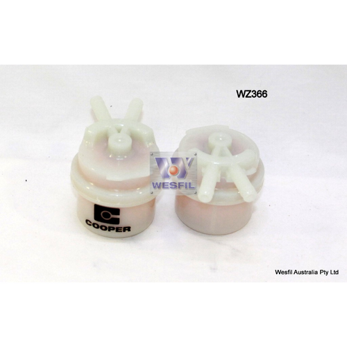 Wesfil Cooper Plastic In-Line Fuel Filter Z366