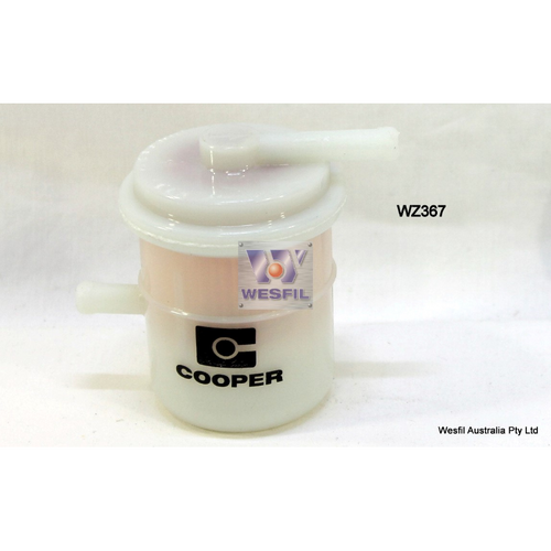 Wesfil Cooper Plastic In-Line Fuel Filter Z367