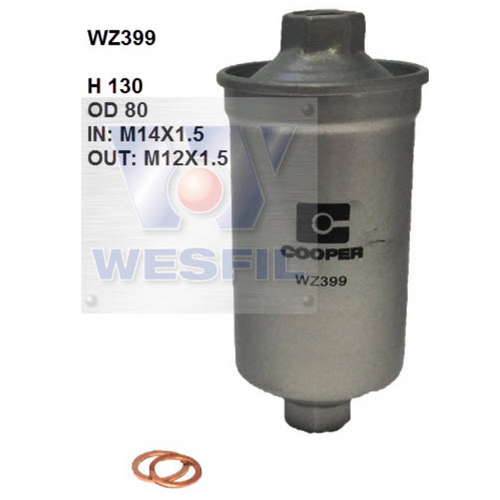 Wesfil Cooper Efi Fuel Filter Z399 WZ399