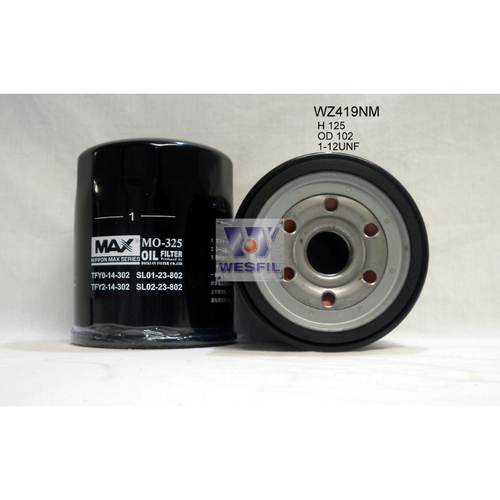 Nippon Max Oil Filter Z419 WZ419NM