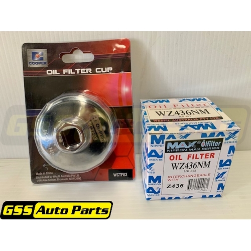 Wesfil Cooper Oil Filter & Remover Tool WZ436NM WCTF02