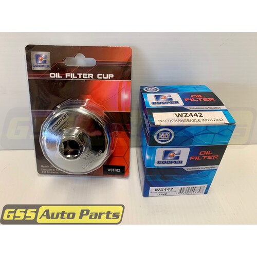 Wesfil Cooper Oil Filter & Remover Tool Wz442-Wctf02 Wz442