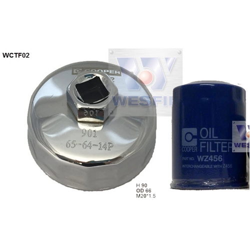 Wesfil Cooper Oil Filter & Remover Tool Wz456-Wctf02 Wz456