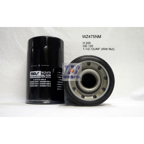 Nippon Max Oil Filter Wz475Nm Z475/Z705