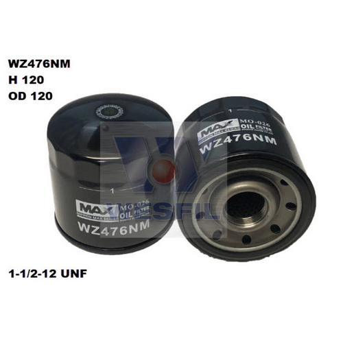 Nippon Max Oil Filter Z476/Z767 WZ476NM