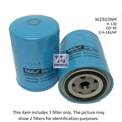 Nippon Max Oil Filter Z503 WZ503NM