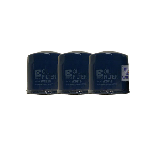 Wesfil Cooper Pack Of 3 Oil Filters Z516 WZ516-3
