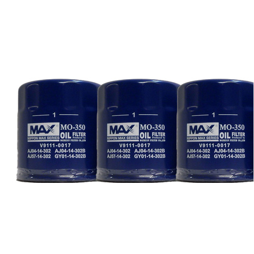 Nippon Max Pack Of 3 Oil Filters Z516 WZ516NM-3