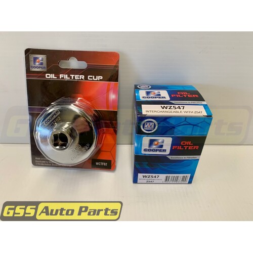 Wesfil Cooper Oil Filter & Remover Tool Wz547-Wctf02 Wz547