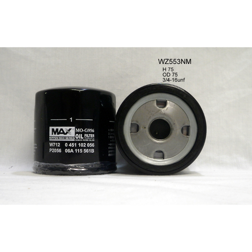 Nippon Max Oil Filter Z553 WZ553NM