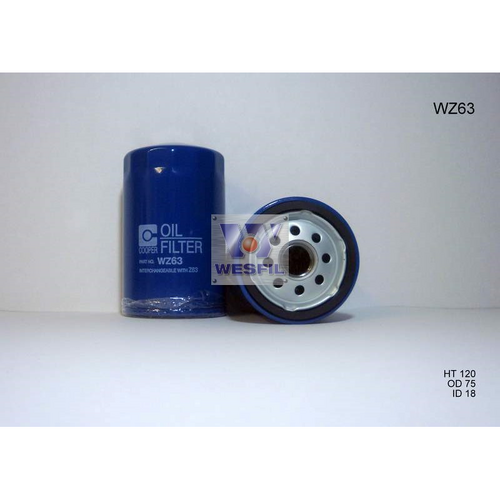 Wesfil Cooper Oil Filter Z632 WZ63