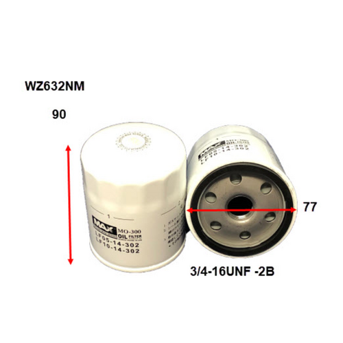 Nippon Max Oil Filter Z632 WZ632NM