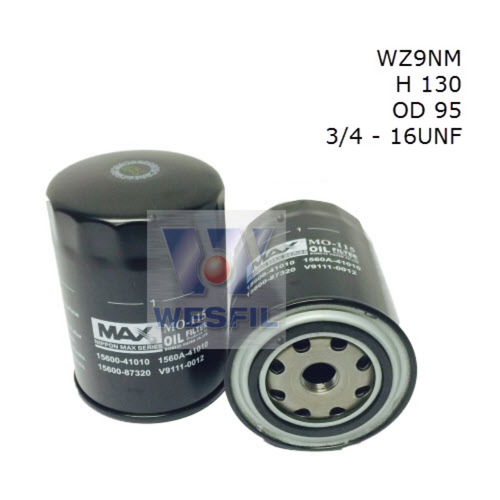 Nippon Max Oil Filter Z9 WZ9NM