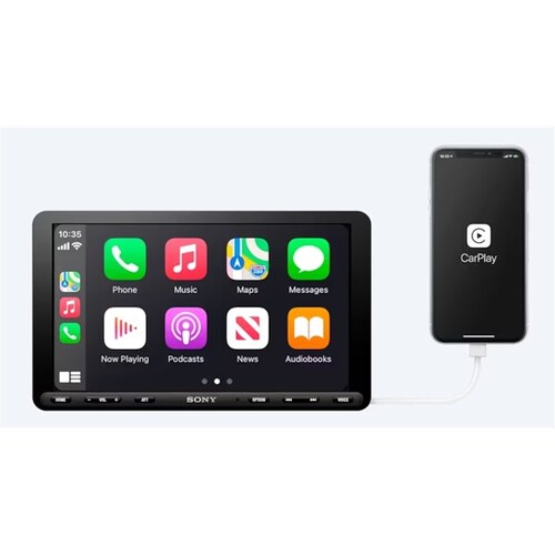 Sony Xavax8100 8.95 Inch Digital Media Receiver Head Unit With Apple Carplay Android Auto And Hdmi Input XAVAX8100