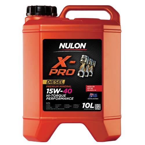 Nulon X-Pro 15w40 Diesel Mineral Engine Oil 10L XPRHD15W40-10