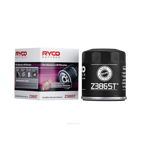 Ryco Syntec Oil Filter Z386ST