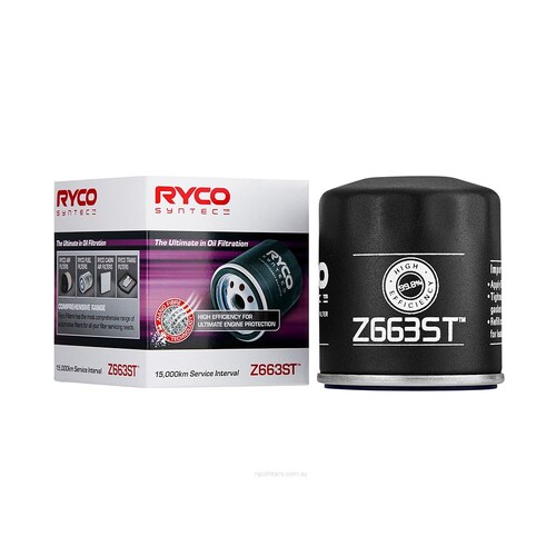 Ryco Syntec Oil Filter Z663ST