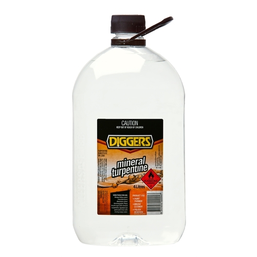 Diggers Mineral Turpentine 4L 16010-4