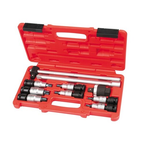 Toledo Universal Joint Socket Set (1/2” Sq. Dr.) Torx T20-t50 10 Pc 301179 301179