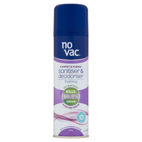 No Vac Foaming Sanitiser and Deodoriser Purifying Breeze Anti-Smoke 290G 31151 Aerosol