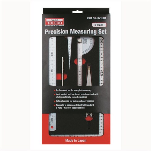 Toledo Precision Measuring Set 6pc 321904 321904