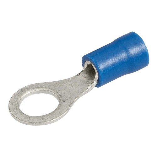 Narva 6.3mm Ring Terminal Blue Pack of 20 - 56080BL