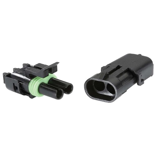 Narva 2 Way Female Waterproof Connector Housing 2 Pack - 56472BL