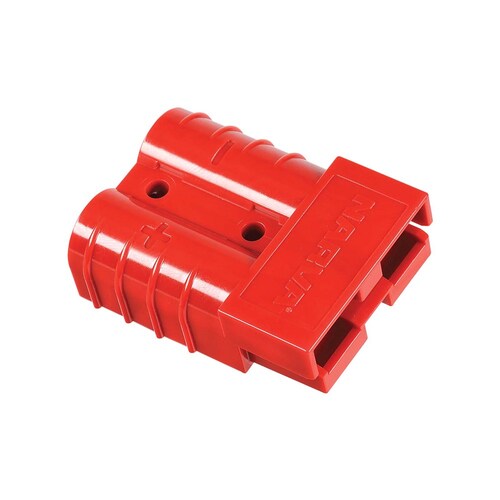 Narva Heavy-Duty 50 Amp Connector Housing - Red Anderson Style (57200R)