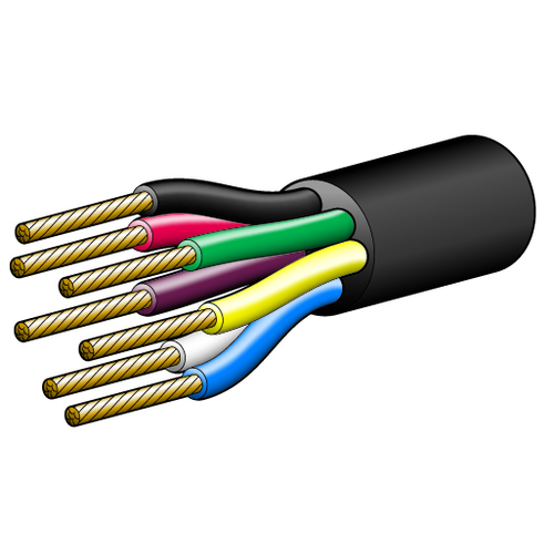 Narva Cable Trailer 7 Core 2.5mm 5amp (30) 5872-30TC