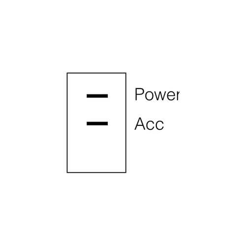 Narva Off/On Rocker Switch - 62010BL