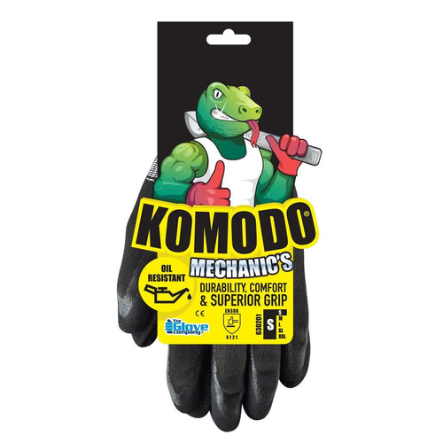 TGC Komodo Mechanics Oil Resistant Gloves (Pair) Small 630201