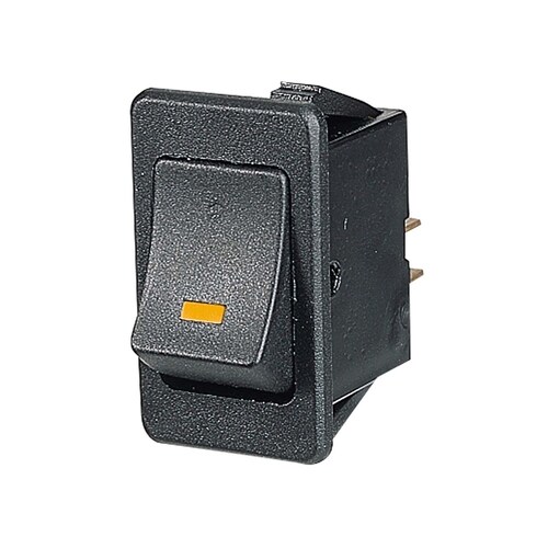 Narva Off/On Rocker Switch with Amber LED - 63020BL