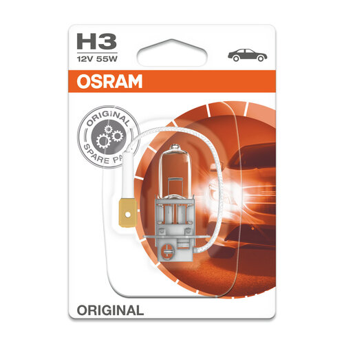 Osram Globe (1) H3 Halogen Pk22s 12v 55w 64151-01b