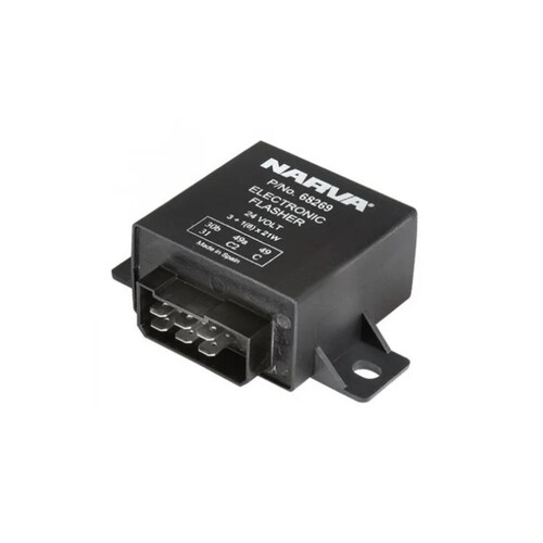Narva 24V 6 Pin Heavy Duty Electronic Flasher - 68269BL