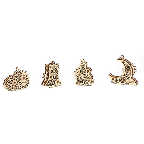 Ugears U-Fidget Gearsmas Wooden Model Set 70020G