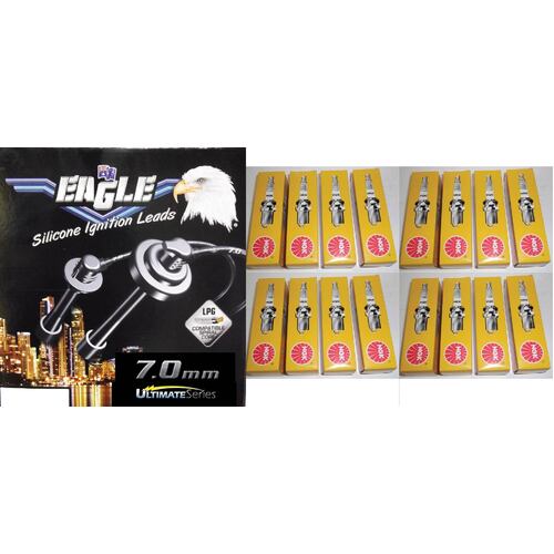Eagle 7mm Ignition Leads & Ngk Platinum Spark Plugs 78810-0-PFR5G-11