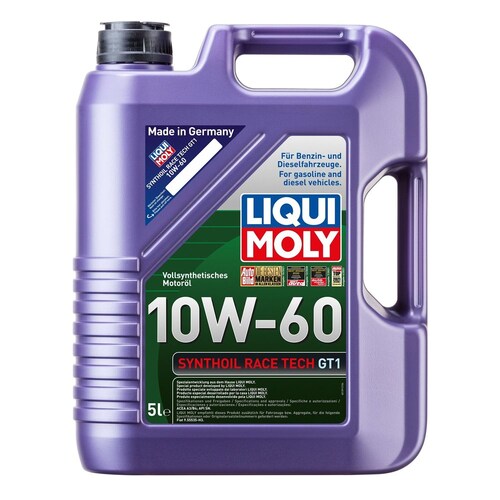 Liqui Moly Synthoil Race Tech GT1 10W-60 5L - Part No. 8909