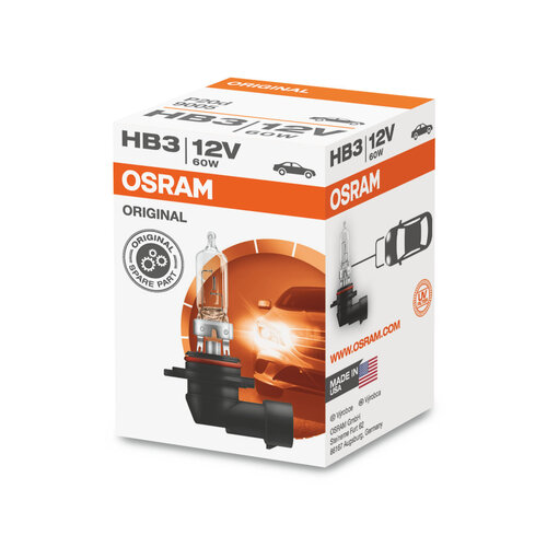 Osram Globe (1) Halogen Hb3 P20d 12v 60w 9005