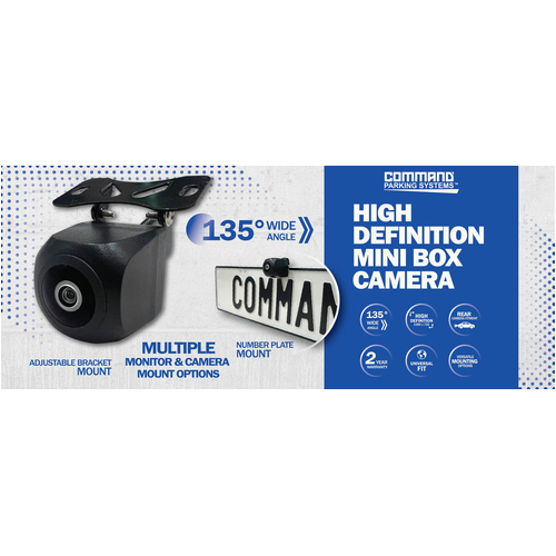 Command High Definition 135 Degree Mini Box Camera 91AHDC210AI
