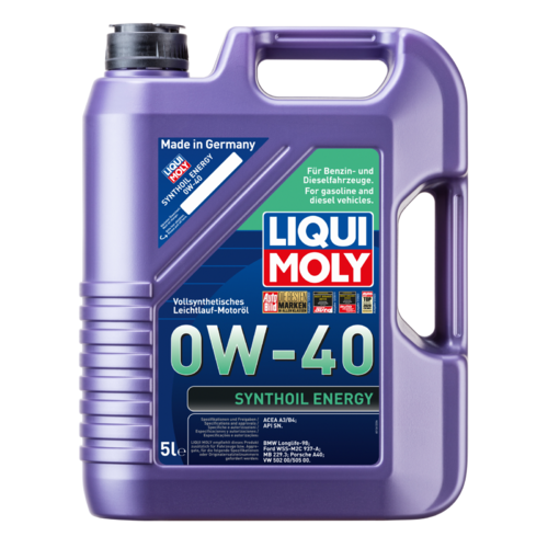 Liqui Moly Synthoil Energy Engine Oil 5l 0w40 9515