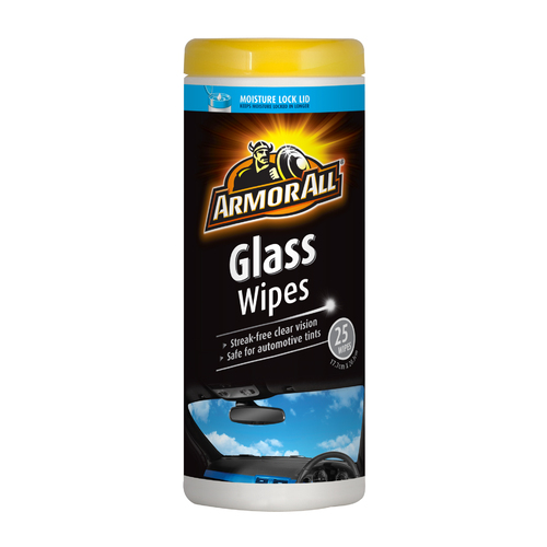 Armor All Glass Wipes  25 Wipes  AA-10865 